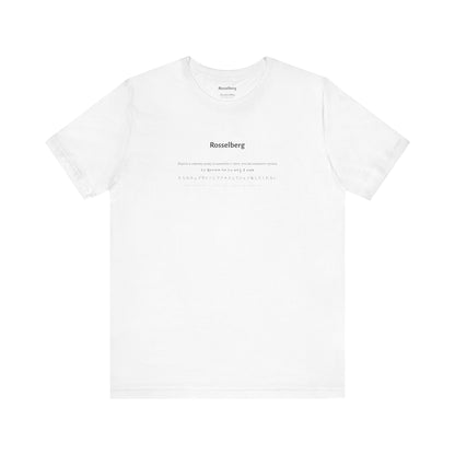 Unisex Rosselberg Short Sleeve Tee